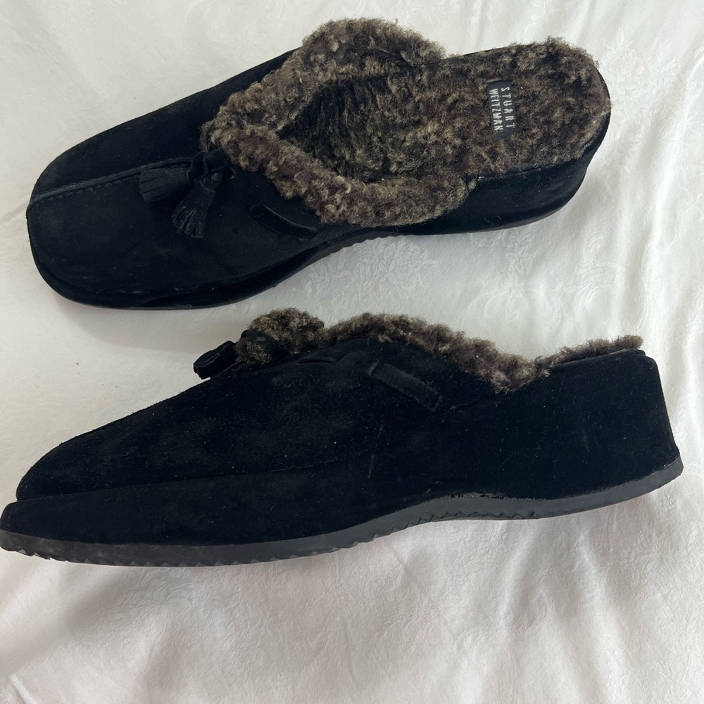Stuart Whitman shearling clogs - Picture 3 of 6